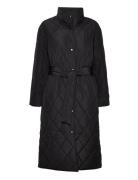 D1. Quilted Coat Black GANT