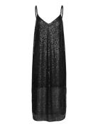 Shine On Slipdress Black Second Female