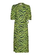 Light Jacquard Hesse Dress Green Mads Nørgaard