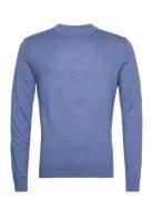 Slhtown Merino Coolmax Knit Crew Noos Blue Selected Homme