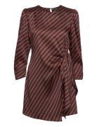 Knot Striped Dress Patterned Mango