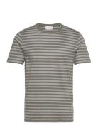 Striped Tee S/S Green Lindbergh