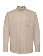 Slhregpastel-Linen Shirt Ls W Beige Selected Homme