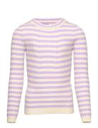 Lpcrista Ls O-Neck Knit Tw Bc Patterned Little Pieces