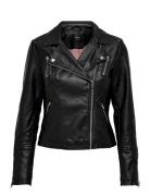 Onlgemma Faux Leather Biker Otw Noos Black ONLY