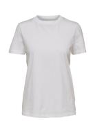 Slfmy Perfect Ss Tee Box Cut B Noos White Selected Femme