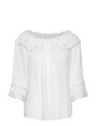 Crbea Lace Blouse White Cream