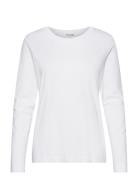 Slfstandard Ls Tee Noos White Selected Femme