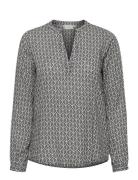 Kafana Tilly Blouse Grey Kaffe