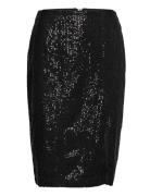 Alindava Sequin Skirt Black French Connection