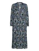 Srember Midi Dress Navy Soft Rebels