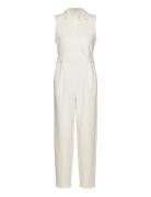 Yasjace Sl Hw Ankle Jumpsuit - Celeb White YAS