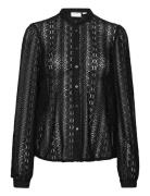 Vichikka Lace L/S Shirt- Noos Black Vila