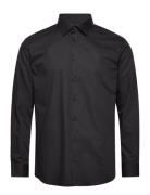 Slhregethan Shirt Ls Classic Noos Black Selected Homme