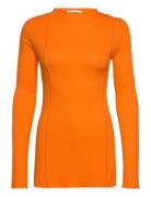 Cassiemd Ls Top Orange Modström