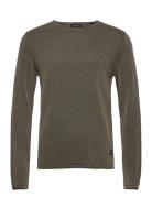 Jjeleo Knit Crew Neck Noos Brown Jack & J S