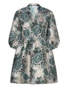 Aya Wrap Dress Patterned Noella