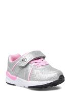 Baby Shoes W. Velcro Silver Color Kids