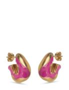 Amelia Hoops Pink Enamel Copenhagen