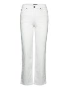 Natalia High-Rise Straight-Leg Jeans White Lexington Clothing