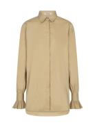 Enola Fancy Shirt Beige MOS MOSH