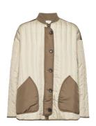 Louisa Loose Jacket Beige Basic Apparel