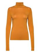 Joline T-Neck Orange Basic Apparel