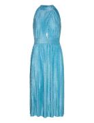 Yaslafina Halterneck Midi Dress - Show Blue YAS