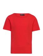 Nlfdida Ss Square Neck Top Red LMTD