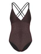 Ibiza Swimsuit Lurex Brown Missya