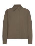 Eskamille Shirt F Khaki Enkel Studio