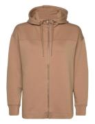 D1. Full Zip Hoodie Beige GANT