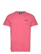 Essential Logo Emb Tee Pink Superdry