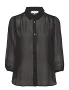 Recycled Polyester Shirt Black Rosemunde