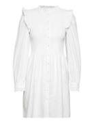 Onlaspen L/S Smock Dress Wvn White ONLY