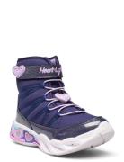 Girls Sweetheart Lights - Love To Shine Purple Skechers