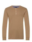 Solid Gradad W Contrast Fabric L/S Beige Lindbergh