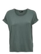 Onlmoster S/S O-Neck Top Noos Jrs Green ONLY