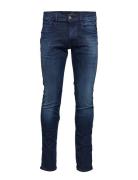 Anbass Trousers Slim Hyper Cloud Blue Replay