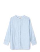 Monochrome Lines Ida Shirt Blue Juna