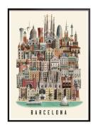 Barcelona Small Poster Patterned Martin Schwartz