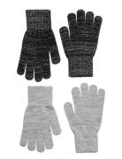 Glitter Gloves - 2-Pack Patterned Melton