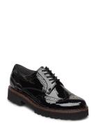 Laced Shoe Black Gabor