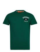 Emb Superstate Ath Logo Tee Green Superdry