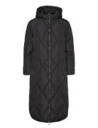 Onlnewtamara X-Long Quilted Coat Cc Otw Black ONLY