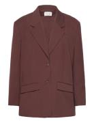 Paulagz Oz Blazer Burgundy Gestuz