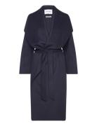 Double Face Bathrobe Coat Navy IVY OAK