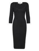 Merino Wool Dress Black Rosemunde