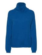 Vilajuli Rollneck L/S Knit - Noos Blue Vila