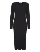 Cc Heart Elena Knit Dress Black Coster Copenhagen